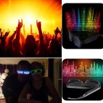 LED-CM03 LED Musical Shades Sound & Musik Aktive LED-Partybrille mit USB-Ladegerät – Bild 8