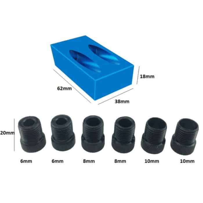 15-Grad-Winkel-Schräglochsuchgerät aus Aluminiumlegierung – Bild 5