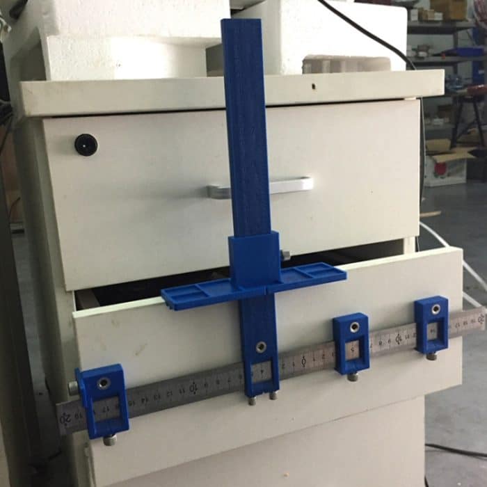 Multifunktionsverstellbarer Möbelschrank Türgriff Holzbearbeitungslochsuche – Bild 6