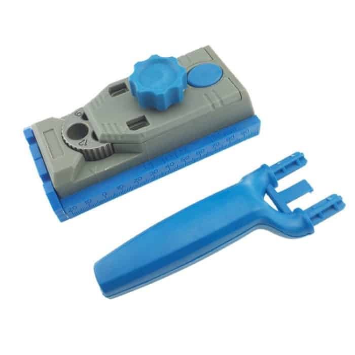 Angular Oblique Woodworking Borehole Locator Sheet Connector mit Skalenmarkierung – Bild 2