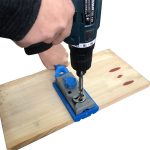 Angular Oblique Woodworking Borehole Locator Sheet Connector mit Skalenmarkierung – Bild 6