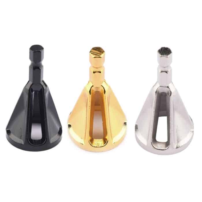 Fasen-Edelstahl-Entgratungs-Außenfasenwerkzeug Sechskantgriff Dreischlitz-Fase, Three-slot Chamfer (Black), Three-slot Chamfer (Gold), Three-slot Chamfer (Silver) – Bild 2