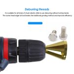 Fasen-Edelstahl-Entgratungs-Außenfasenwerkzeug Sechskantgriff Dreischlitz-Fase, Three-slot Chamfer (Black), Three-slot Chamfer (Gold), Three-slot Chamfer (Silver) – Bild 3