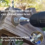 Fasen-Edelstahl-Entgratungs-Außenfasenwerkzeug Sechskantgriff Dreischlitz-Fase, Three-slot Chamfer (Black), Three-slot Chamfer (Gold), Three-slot Chamfer (Silver) – Bild 7