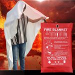 Emergency Survival Fire Blanket Shelter Sicherheitsschutz Feuerlöscher Zelt, Größe: 1,5 × 1,5 m