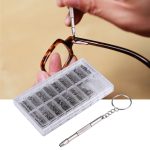 1000 PCS Watch Sonnenbrille Brillen Schrauben Mutter Reparatursatz Mit einem Schraubendreher