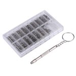 1000 PCS Watch Sonnenbrille Brillen Schrauben Mutter Reparatursatz Mit einem Schraubendreher – Bild 2