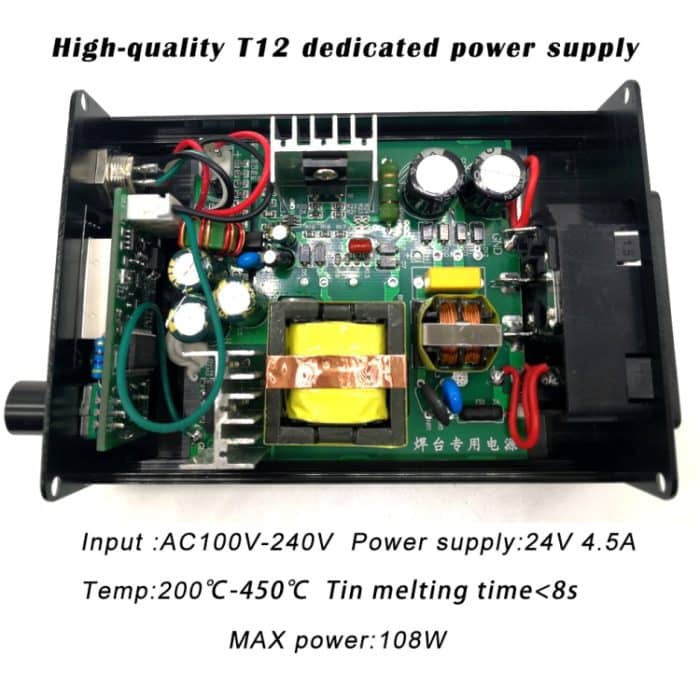 LED-Lötstation MINI T12-951 Elektronisches Schweißgerät Tragbares Schweißwerkzeug – Bild 6