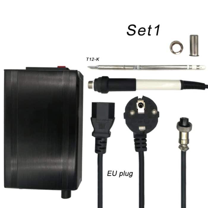 LED-Lötstation MINI T12-951 Elektronisches Schweißgerät Tragbares Schweißwerkzeug – Bild 8