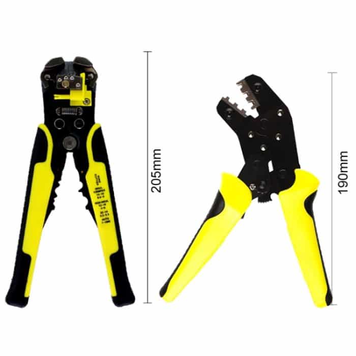 0,25-6,0 mm Multifunktions-Abisolierzange + Crimpzange aus Kohlenstoffstahl + Werkzeugsatz für Aufbewahrungstaschen – Bild 4