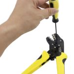 0,25-6,0 mm Multifunktions-Abisolierzange + Crimpzange aus Kohlenstoffstahl + Werkzeugsatz für Aufbewahrungstaschen – Bild 6