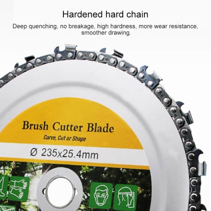 9 Zoll Holz Schlitz Sägeblatt Winkelschleifer Kettenschale – Bild 4