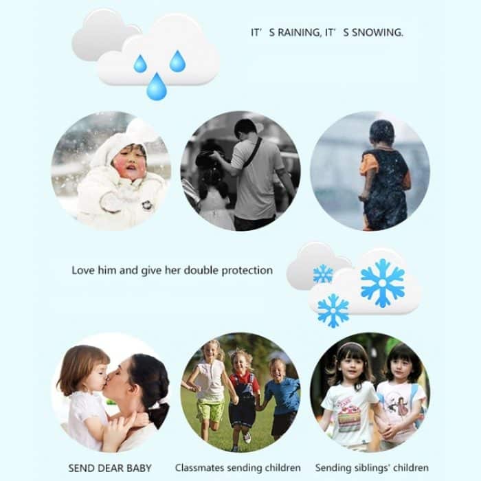 Cartoon-Dinosaurier-Kindermode-Regenmantel, Größe: L – Bild 7