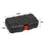 9 in 1 Werkzeugsatz Allgemeiner Haushaltshandwerkzeugsatz mit Werkzeugkasten-Aufbewahrungskoffer – Bild 3