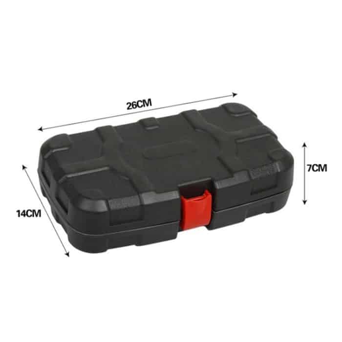 9 in 1 Werkzeugsatz Allgemeiner Haushaltshandwerkzeugsatz mit Werkzeugkasten-Aufbewahrungskoffer – Bild 3