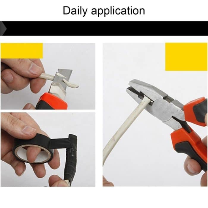 9 in 1 Werkzeugsatz Allgemeiner Haushaltshandwerkzeugsatz mit Werkzeugkasten-Aufbewahrungskoffer – Bild 7