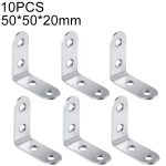 15 PCS Edelstahl 90 Grad Winkelhalterung, Eckstrebe Gelenkhalterung Befestigung Möbel Schrank Bildschirme Wand (50 mm)