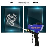 Tragbare blaue Gravitations-Sandstrahlmaschine Mini Rostfreie Sandstrahl-Sprühmaschine – Bild 4