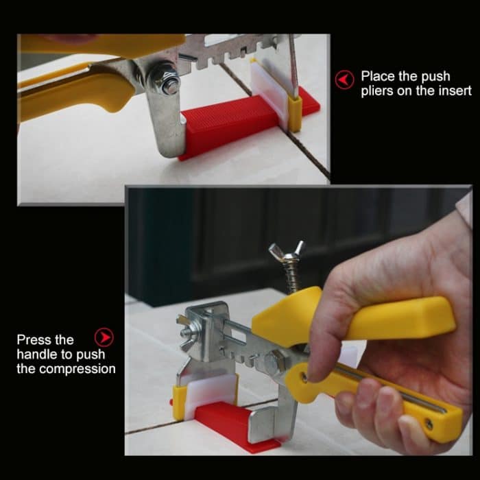 Wandfliesen Pflaster Locator Tool Leveler Schubzange Drahtreifen Mauerwerk Hilfs – Bild 7