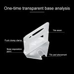 100 PCS 3,0 mm Fliesenausgleichssystem Clips Kit Wand Bodenfliesen Abstandhalter Fliesenwerkzeug für Pflaster Ortungswerkzeug OG6480 – Bild 3