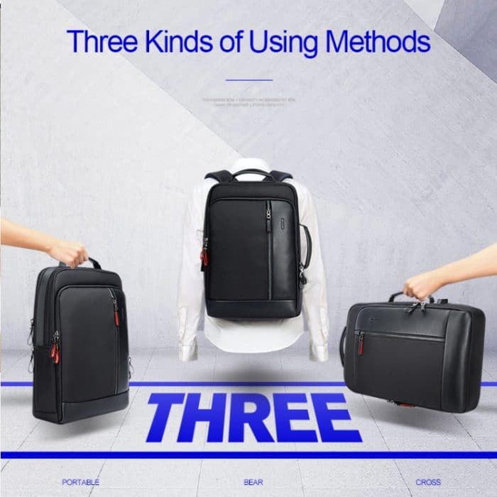 Bopai 751-006641 Business-Mode-Laptop-Rucksack mit großer Kapazität, atmungsaktiv, mit externer USB-Schnittstelle, Größe: 30 x 15 x 44 cm, 751-006641 – Bild 16