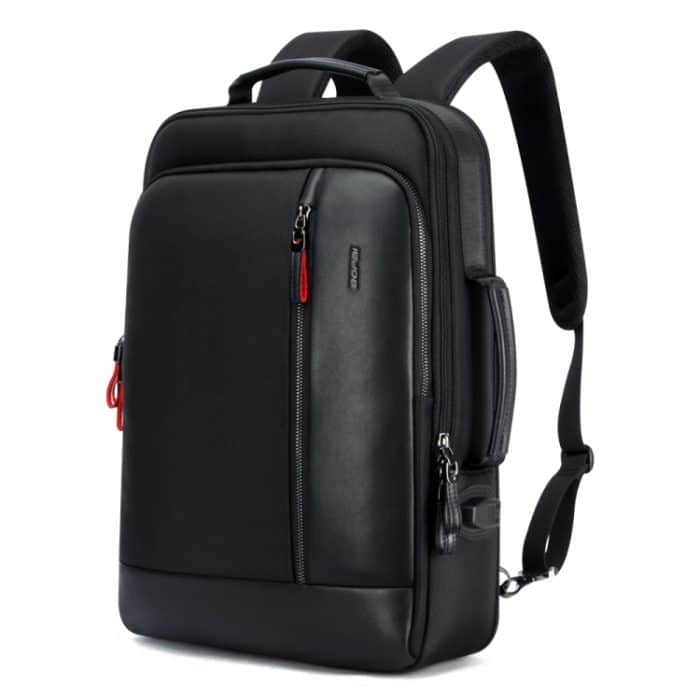 Bopai 751-006641 Business-Mode-Laptop-Rucksack mit großer Kapazität, atmungsaktiv, mit externer USB-Schnittstelle, Größe: 30 x 15 x 44 cm, 751-006641 – Bild 3