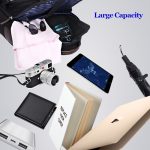 Bopai 751-007291 Business Anti-Diebstahl-wasserdichte Doppel-Umhängetasche mit großem Fassungsvermögen und USB-Ladeanschluss, Größe: 34 x 19 x 43,5 cm, 751-007291 – Bild 11