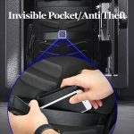 Bopai 751-007291 Business Anti-Diebstahl-wasserdichte Doppel-Umhängetasche mit großem Fassungsvermögen und USB-Ladeanschluss, Größe: 34 x 19 x 43,5 cm, 751-007291 – Bild 15