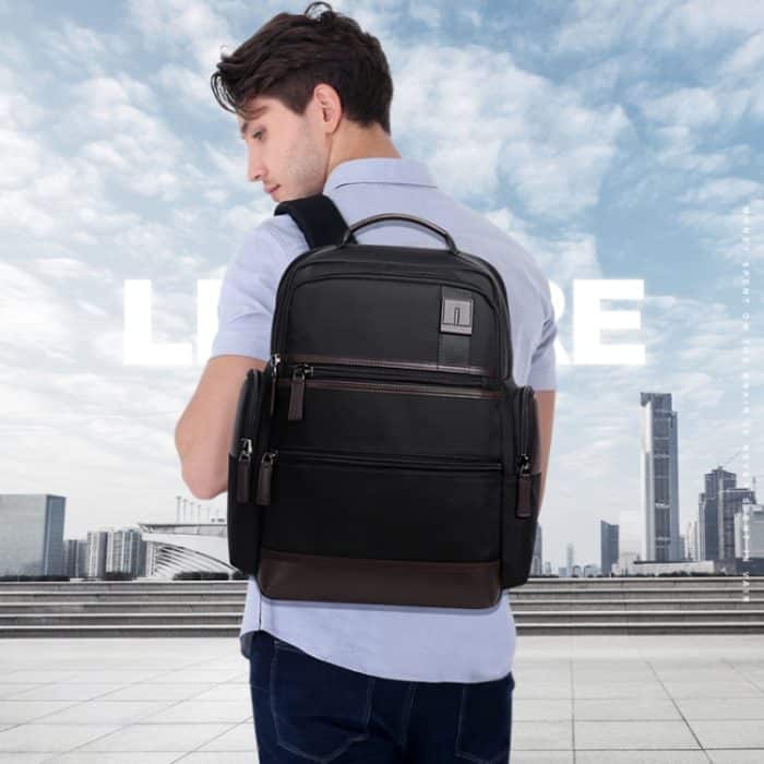 Bopai 751-007291 Business Anti-Diebstahl-wasserdichte Doppel-Umhängetasche mit großem Fassungsvermögen und USB-Ladeanschluss, Größe: 34 x 19 x 43,5 cm, 751-007291 – Bild 16