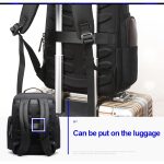 Bopai 751-007291 Business Anti-Diebstahl-wasserdichte Doppel-Umhängetasche mit großem Fassungsvermögen und USB-Ladeanschluss, Größe: 34 x 19 x 43,5 cm, 751-007291 – Bild 8