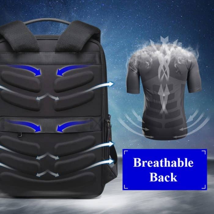 Bopai 851-009911 Business Anti-Diebstahl-wasserdichte Doppel-Umhängetasche mit großem Fassungsvermögen und USB-Ladeanschluss, Größe: 30,5 x 13 x 45 cm, 851-009911 – Bild 14