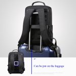 Bopai 851-009911 Business Anti-Diebstahl-wasserdichte Doppel-Umhängetasche mit großem Fassungsvermögen und USB-Ladeanschluss, Größe: 30,5 x 13 x 45 cm, 851-009911 – Bild 8