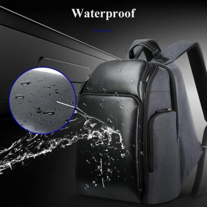 Bopai 851-010128 Business Anti-Diebstahl-wasserdichte Doppel-Umhängetasche mit großem Fassungsvermögen und USB-Ladeanschluss, Größe: 34 x 19 x 43 cm, 851-010128 – Bild 13