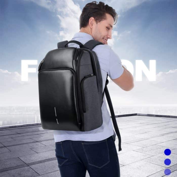 Bopai 851-010128 Business Anti-Diebstahl-wasserdichte Doppel-Umhängetasche mit großem Fassungsvermögen und USB-Ladeanschluss, Größe: 34 x 19 x 43 cm, 851-010128 – Bild 16