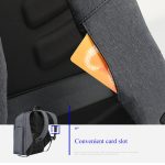 Bopai 851-010128 Business Anti-Diebstahl-wasserdichte Doppel-Umhängetasche mit großem Fassungsvermögen und USB-Ladeanschluss, Größe: 34 x 19 x 43 cm, 851-010128 – Bild 6