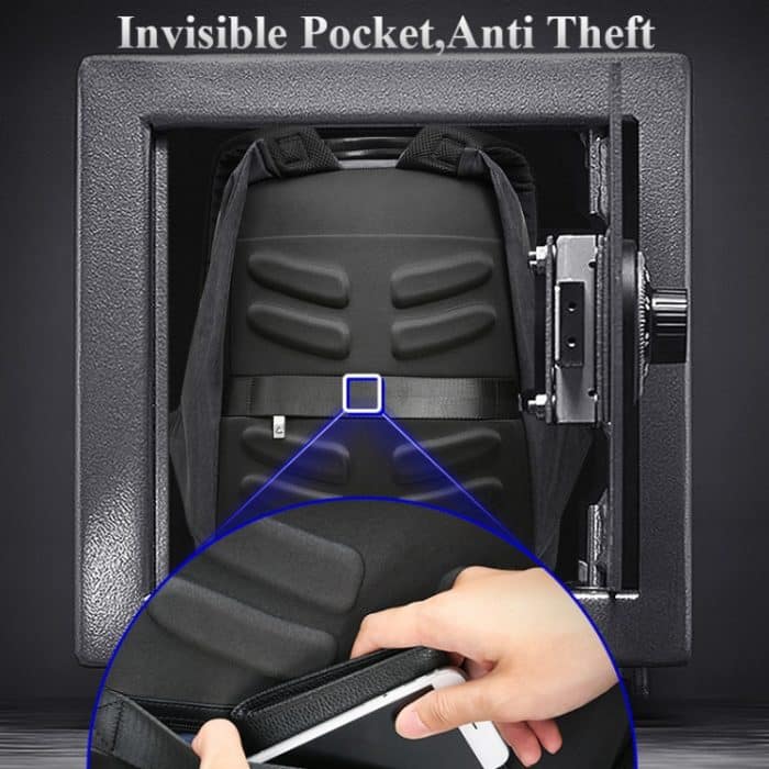 Bopai 851-014518 Wasserdichte dreilagige Business-Umhängetasche mit großem Fassungsvermögen und USB-Ladeanschluss, Größe: 37 x 21 x 47,5 cm, 851-014518 – Bild 15