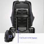 Bopai 851-014518 Wasserdichte dreilagige Business-Umhängetasche mit großem Fassungsvermögen und USB-Ladeanschluss, Größe: 37 x 21 x 47,5 cm, 851-014518 – Bild 9