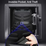 Bopai 61-07311 Diebstahlsicherer, wasserdichter Rucksack für Laptops und Tablets mit großem Fassungsvermögen für 15,6 Zoll und darunter, externer USB-Ladeanschluss, 61-07311 – Bild 15