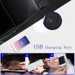 Bopai 751-006431 Business wasserdichte, diebstahlsichere Doppel-Umhängetasche mit großem Fassungsvermögen und USB-Ladeanschluss, Größe: 27 x 16,5 x 40 cm, 751-006431 – Bild 12