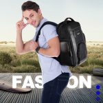 Bopai 851-008821 Atmungsaktive, wasserdichte und diebstahlsichere Outdoor-Doppelschultertasche mit großem Fassungsvermögen und USB-Ladeanschluss, Größe: 36 x 17 x 41,5 cm, 851-008821 – Bild 15