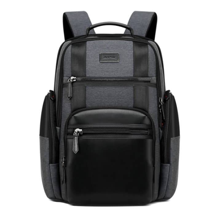 Bopai 851-014318 Modische, atmungsaktive, wasserdichte, diebstahlsichere, dreilagige Doppel-Umhängetasche mit großem Fassungsvermögen für den Außenbereich, mit USB-Ladeanschluss, Größe: 31 x 17 x 44 cm, 851-014318 – Bild 2