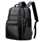 Bopai 851-014318 Modische, atmungsaktive, wasserdichte, diebstahlsichere, dreilagige Doppel-Umhängetasche mit großem Fassungsvermögen für den Außenbereich, mit USB-Ladeanschluss, Größe: 31 x 17 x 44 cm, 851-014318 – Bild 3