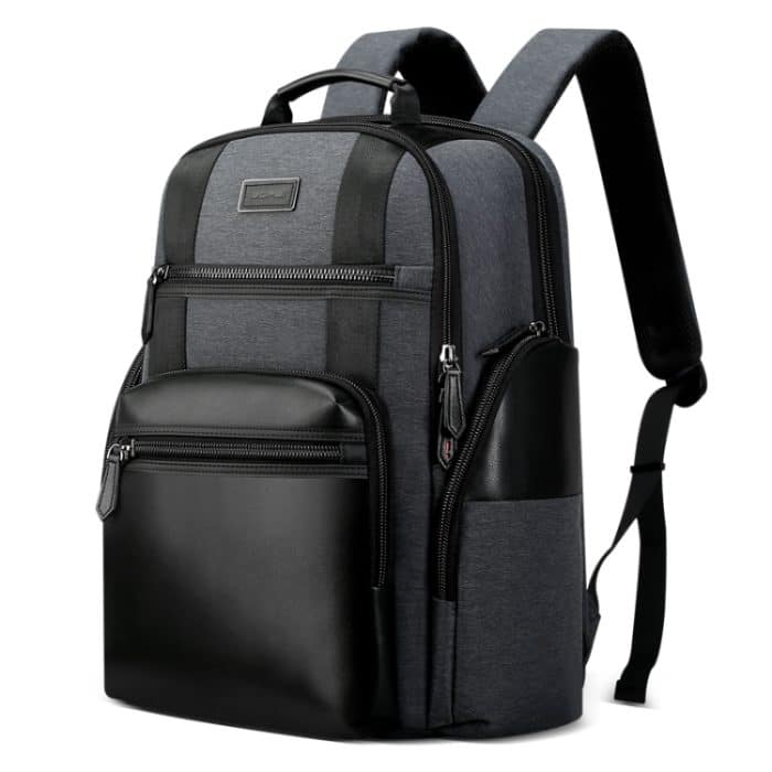 Bopai 851-014318 Modische, atmungsaktive, wasserdichte, diebstahlsichere, dreilagige Doppel-Umhängetasche mit großem Fassungsvermögen für den Außenbereich, mit USB-Ladeanschluss, Größe: 31 x 17 x 44 cm, 851-014318 – Bild 3