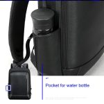 Bopai 851-036611 Atmungsaktiver Herren-Business-Rucksack aus genarbtem Leder mit großem Fassungsvermögen, Größe: 30 x 12 x 43 cm, 851-036611 – Bild 8