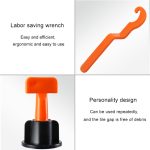 50 PCS Leveler Clip Nivelliergerät Pflasterfliesen-Positionierungshilfen – Bild 4