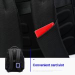 Bopai 751-007301 Business Anti-Diebstahl-wasserdichte Doppel-Umhängetasche mit großem Fassungsvermögen und USB-Ladeanschluss, Größe: 28 x 19 x 42 cm – Bild 7