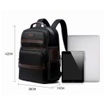 Bopai 751-007301 Business Anti-Diebstahl-wasserdichte Doppel-Umhängetasche mit großem Fassungsvermögen und USB-Ladeanschluss, Größe: 28 x 19 x 42 cm – Bild 10
