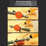 Leistungsstarker manueller Bohrer Stahl-Präzisionsguss DIY Holzbearbeitungsbohrer Universal Handbohrer Lehrmittel – Bild 10
