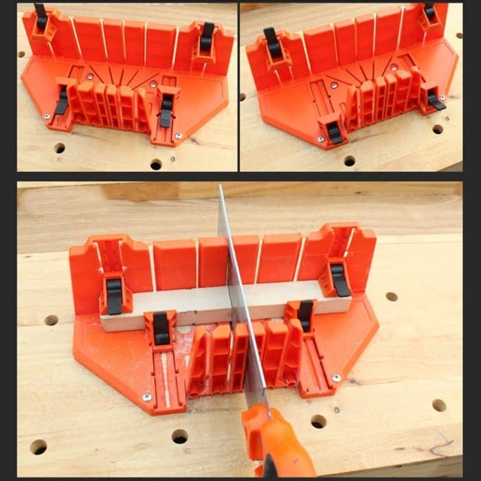 14 Zoll verdickte Gehrungssägenschränke Multifunktions-Holzbearbeitungswerkzeuge Home DIY Holzbearbeitungshandsägen Klemmbox – Bild 7