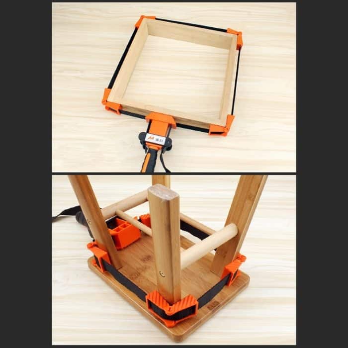 4 Meter reines Material Nylon-Verbandclip Multifunktionsclipclip Typ Bindung Multilateraler Winkel Holzbearbeitungswerkzeugklemme – Bild 8